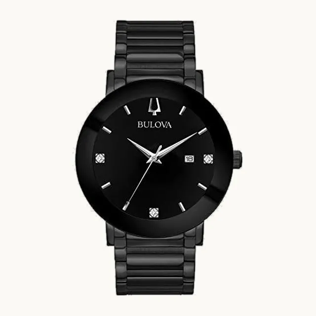 Bulova Cuarzo esfera con diamante
