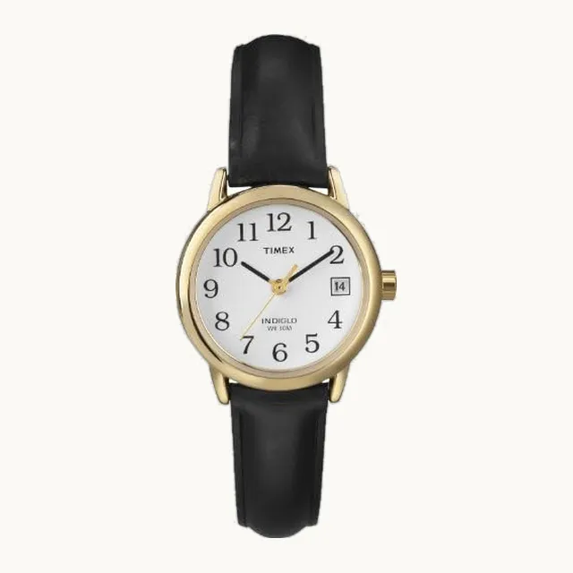 Easy Reader - Reloj con correa de piel de 38 mm