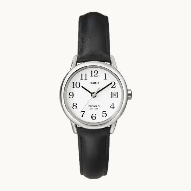 Easy Reader - Reloj para mujer con correa de piel de 25 mm