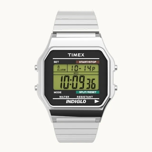 Reloj digital clásico para hombre de 34 mm