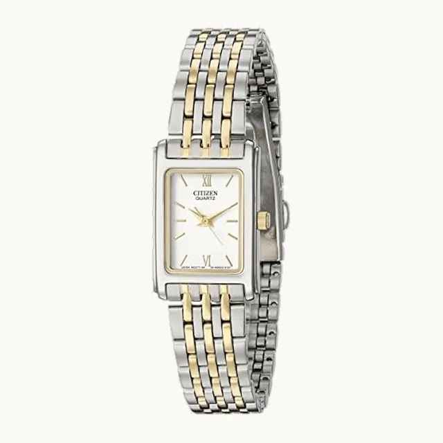 Reloj de cuarzo para mujer, acero inoxidable, clásico