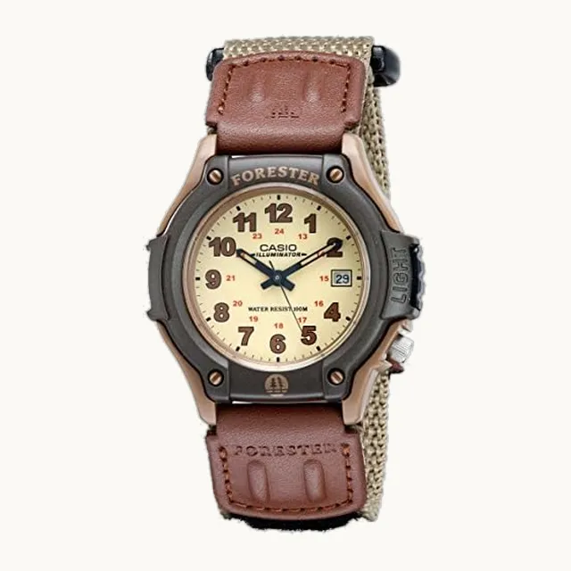 FT500WC Series | Men's Analog Watch | 100 Meter Water Resistance | LED Light | Date Display | Leather/Cloth Band