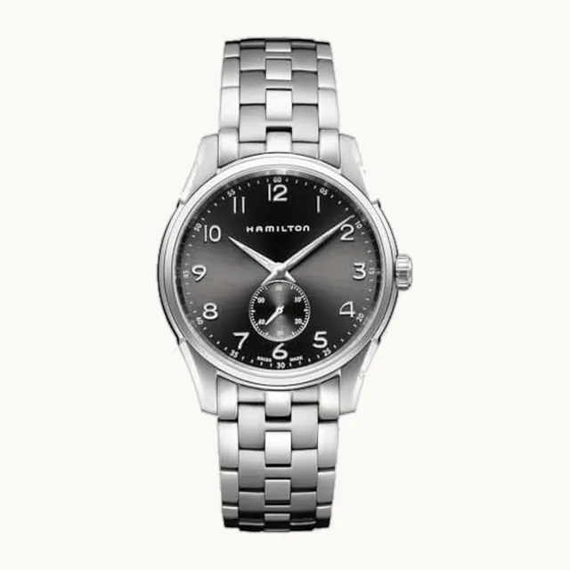Reloj Jazzmaster H38411183 para mujer con esfera gris