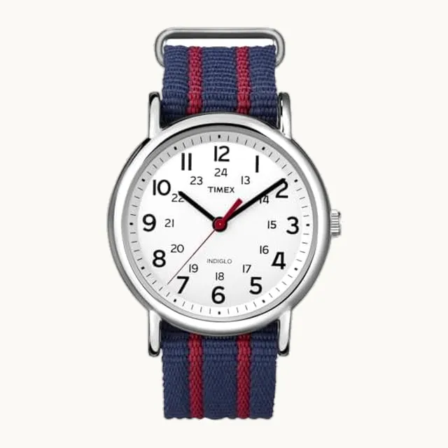 Reloj Unisex "Weekender" con banda estampada