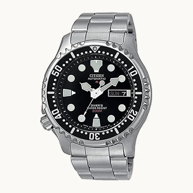 NY0040-50E Promaster Reloj de buceo para hombre, 200 m, movimiento automático, negro/multicolor, joyería