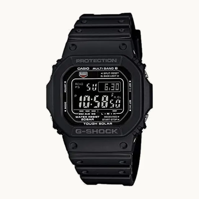 G-Shock Casio GW-M5610-1BJF G-Shock Solar Digital Multi Band 6 Reloj negro, Negro (Blacl), Digital