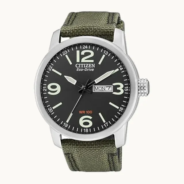 Reloj de cuarzo para hombre BM8470-11EE BM8470-11EE con correa textil