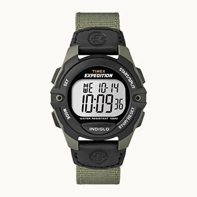 Expedition Classic Digital Chrono Reloj de alarma para hombre de tamaño completo