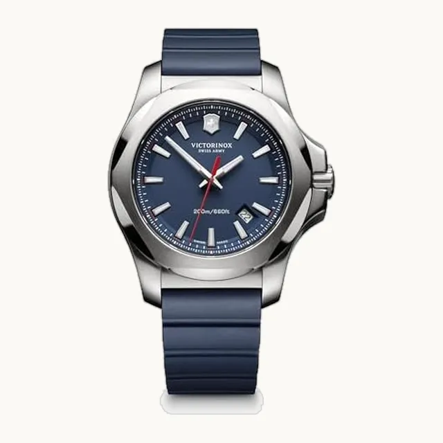 Reloj I.N.O.X. Para Hombre, Correa de Caucho, Azul