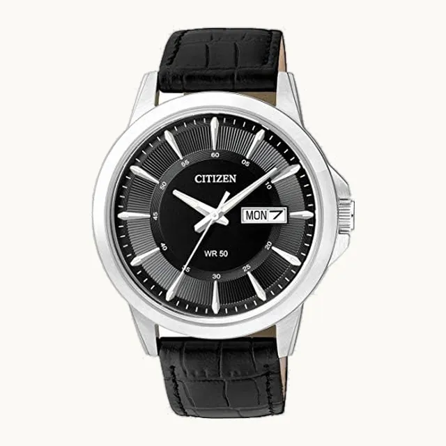 Reloj analógico de cuarzo para hombre con correa de piel BF2011-01EE