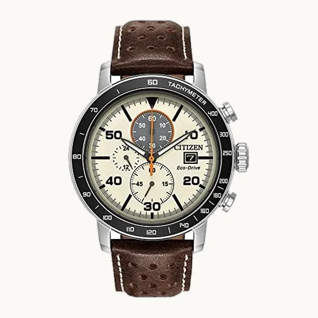 Eco-Drive Sport Brycen Weekender - Reloj cronógrafo deportivo para hombre, 12/24 horas, fecha, taquímetro, manec