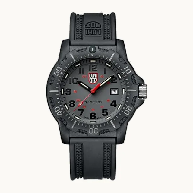 LAND SERIES 8882 reloj de pulsera para hombre, color negro, Color de la esfera: gris, F, Reloj con sistema de au