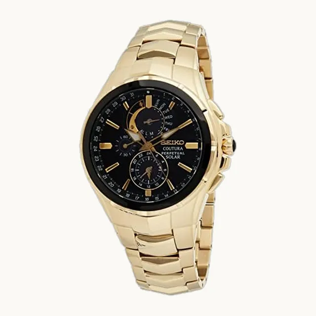 Watch for Men - Coutura Collection - Light-Powered, Perpetual Calendar, and 100m Water Resistant