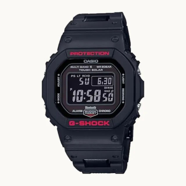 G-Shock Casio - Reloj Gee shock con radio Bluetooth Solar GW-B5600HR-1JF para hombre negro