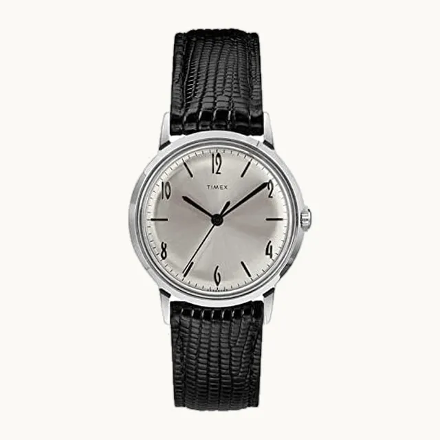 Marlin - Reloj mecánico para hombre, Negro -, Correa