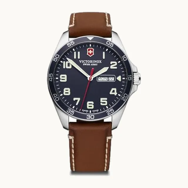 FieldForce Men's Watch Analogue Quartz Watch 100M Water Resistant Case Diameter 42mm Band 21mm