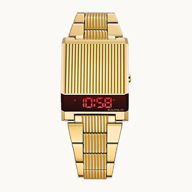 Archive Series LED Computron Reloj de acero inoxidable para hombre