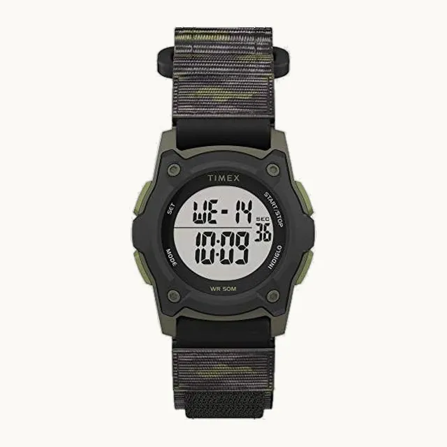 TIME Machines® - Reloj digital para niños de 35 mm Camo Fast Wrap®