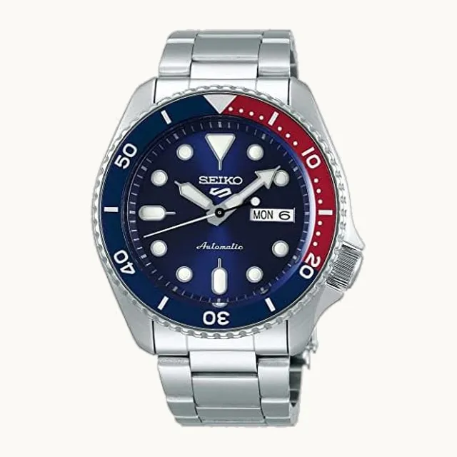 Reloj analógico automático para hombre, 5 deportes
