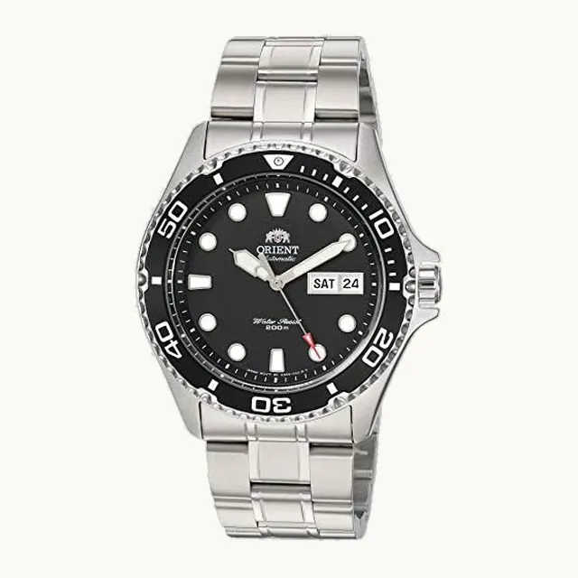 Reloj japonés automático de acero inoxidable para hombre, 200 metros, estilo buceador