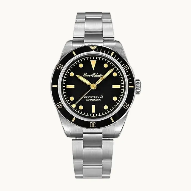 6200 Diver - Reloj mecánico automático de acero inoxidable para hombre, con cristal de zafiro, 20