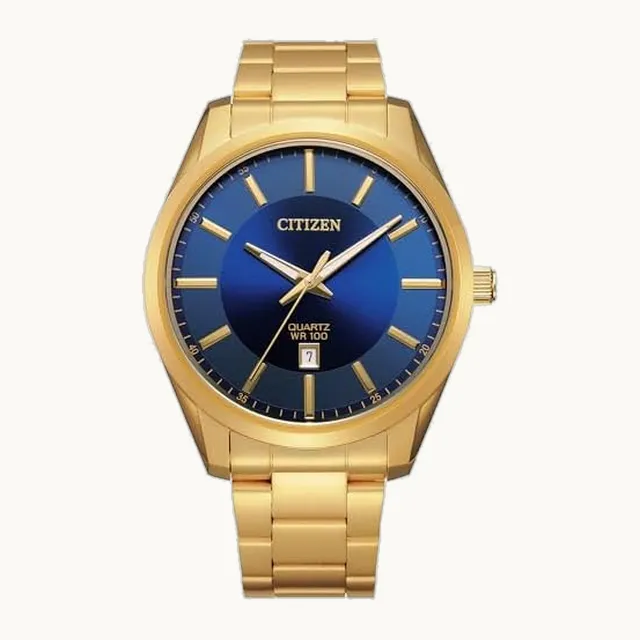 Reloj de cuarzo para hombre, acero inoxidable, clásico