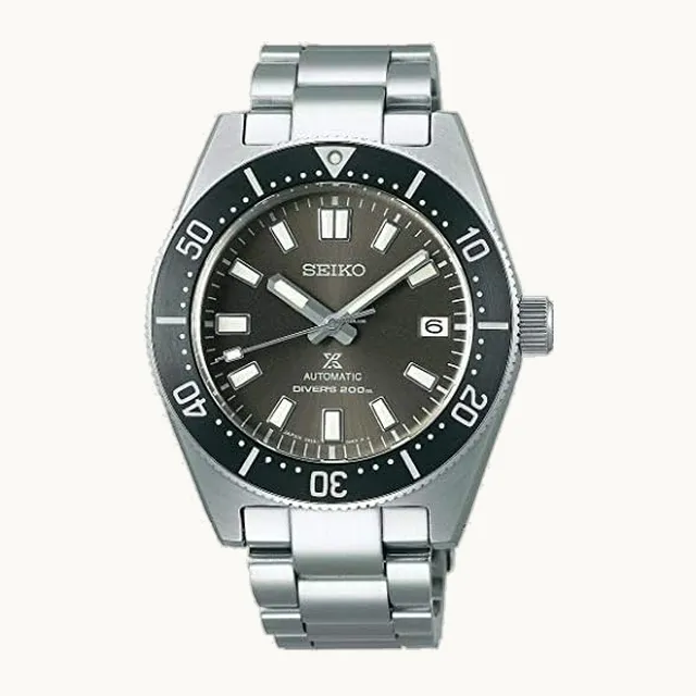 Prospex 1965 62MAS - Reloj automático de buceo con esfera gris zafiro y esfera de zafiro SPB143J1