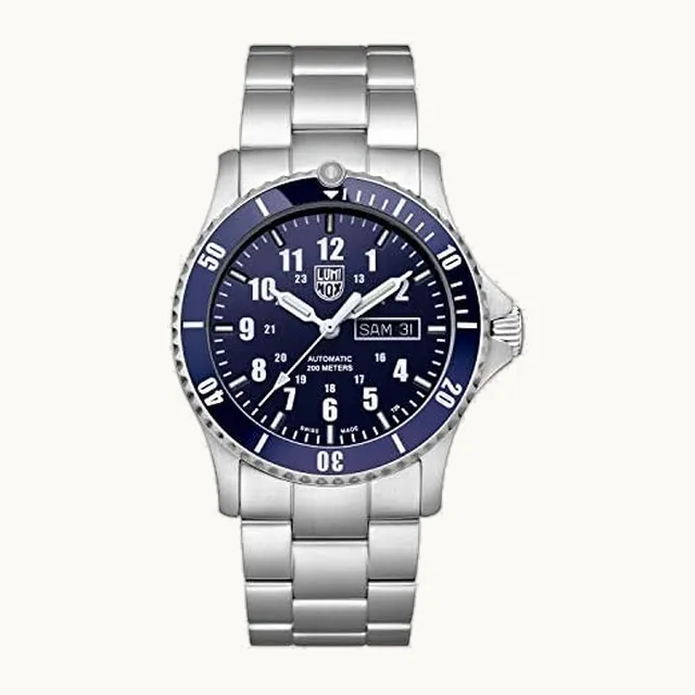 Sea Sport Timer Automatic 0920 Series Reloj para hombre, plateado, Moderno