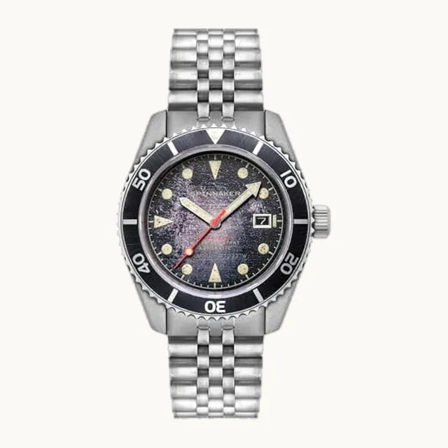 SP-5089 - Reloj automático de 3 manos con correa de piel auténtica o acero inoxidable para hombre