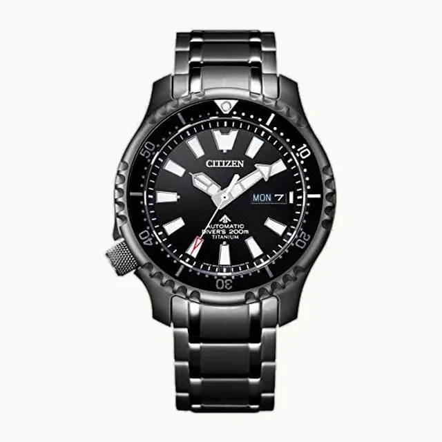Reloj Citizen Promaster Fugu super titanium edición limitada Diver's 200m negro NY0105-81E