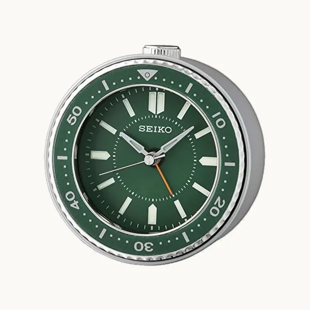 MAI - Reloj Despertador para recámara, Color Verde metálico