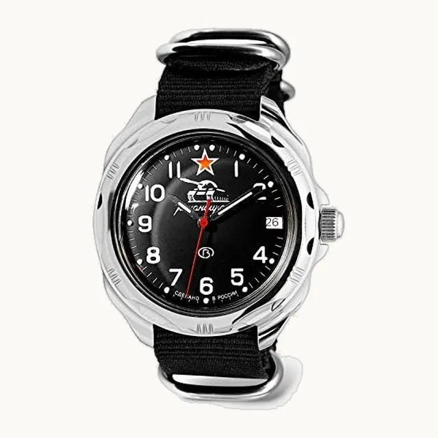Komandirskie Tank Commander - Reloj de pulsera mecánico militar ruso | Serie 306 | Moda | Negocios | Relojes ca