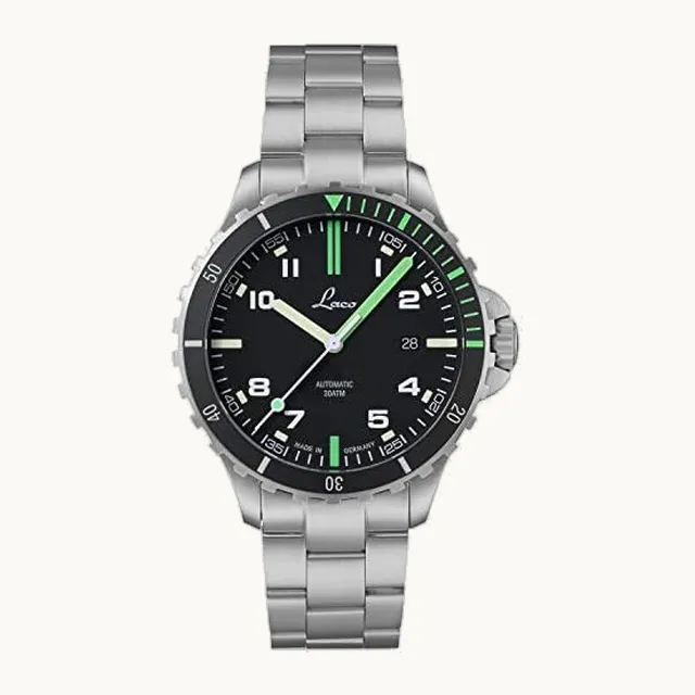 Reloj deportivo automático Escorpión, carcasa de acero inoxidable, cristal de zafiro, resistente al agua, fabricado