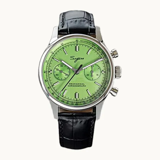 NC Seagull ST19 - Reloj cronógrafo para hombre, estilo retro, estilo manual, cristal de zafiro, Color 1