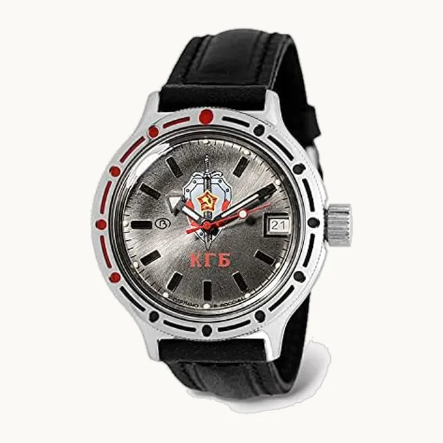 Reloj de buceador ruso automático de cuerda automática para hombre, KGB URSS, para hombre, con cuerda automátic