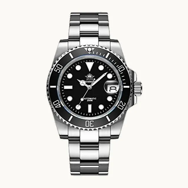 ADDIESDIVE - Reloj automático de lujo para hombre, de 39 mm, esfera analógica, correa de acero jubilar, movimiento NH35A