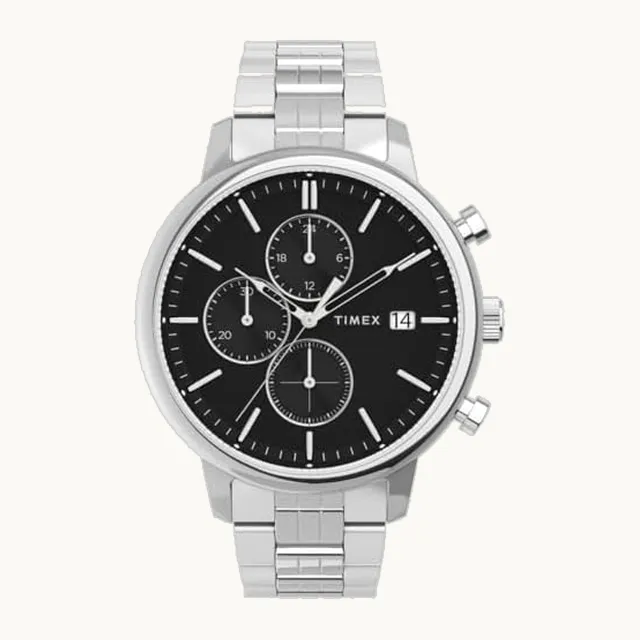 43 mm Chicago Chronograph Stainless Steel Bracelet Watch