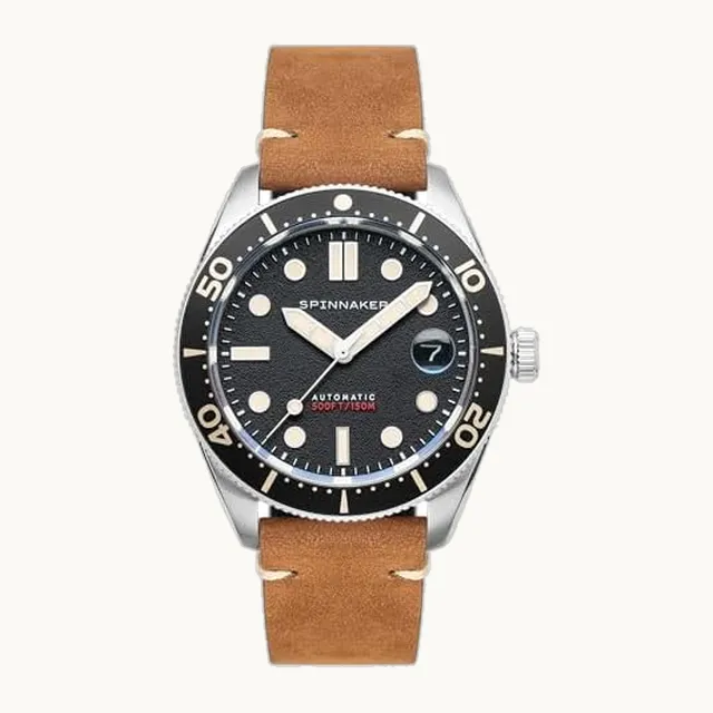 Croft Reloj de buceo automático para hombre, movimiento Seiko NH35, caja de acero inoxidable de 40 mm, resiste