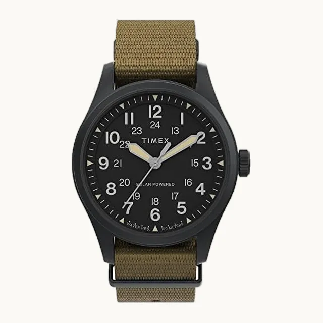 Expedition North Field Post - Reloj solar para hombre, 36 mm