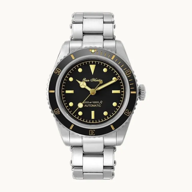 Retro 6200 Agua Ghost Luxury Diver hombres relojes zafiro cristal 200m impermeable reloj mecánico