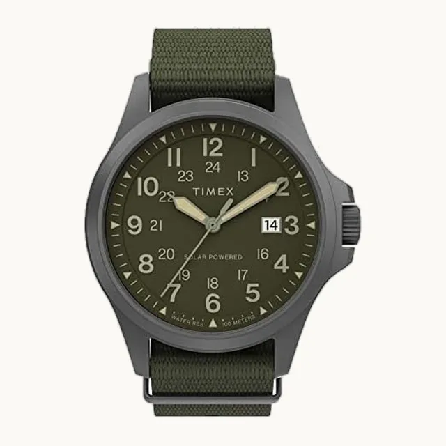 Expedition North Field Post - Reloj solar para hombre, 41 mm