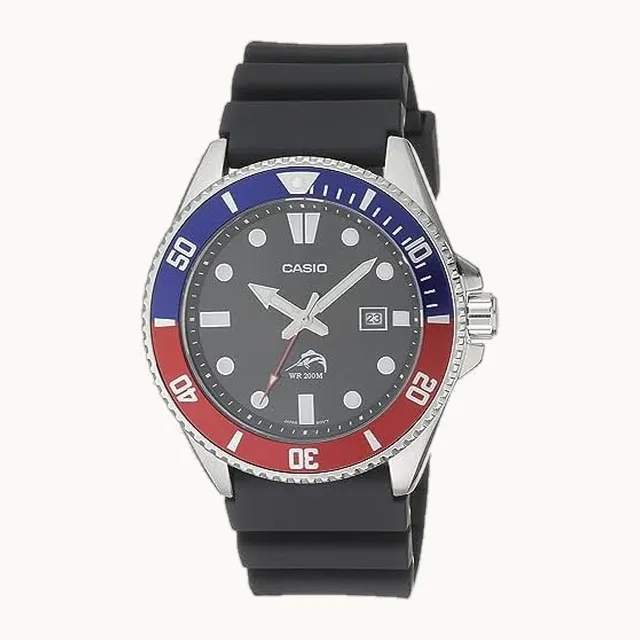 MDV106-1AV 200 M WR Reloj de buceo negro para hombre (MDV106-1A)