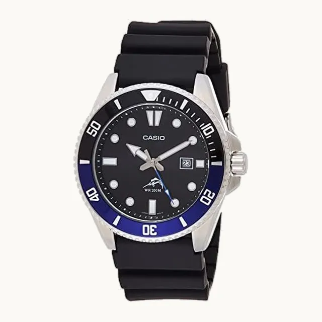 MDV106-1AV 200 M WR Reloj de buceo negro para hombre (MDV106-1A)