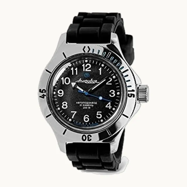 Amphibia 120811 Reloj de pulsera automático de cuerda automática