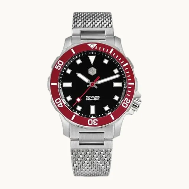 NC San Martin SN085G NH35 - Reloj mecánico automático de acero para hombre (40 mm), Color 2