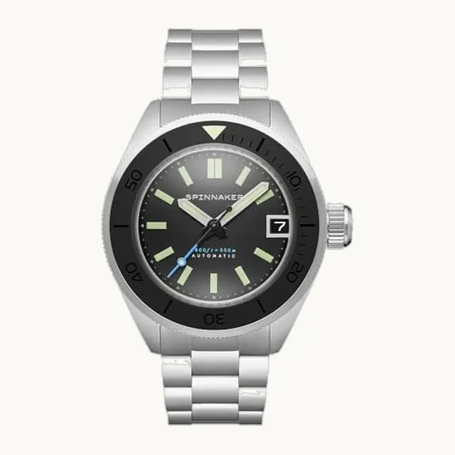 Piccard Reloj automático de buceo para hombre, movimiento Seiko NH35, caja de acero inoxidable de 45 mm, vidri