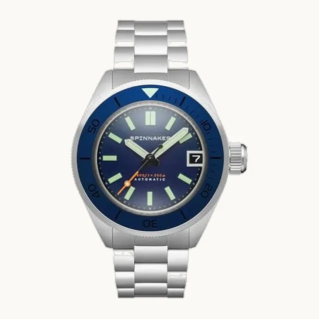 Piccard Reloj automático de buceo para hombre, movimiento Seiko NH35, caja de acero inoxidable de 45 mm, vidri