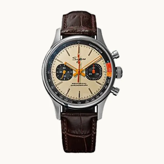 NC Sugess ST19 Gaviota Movimiento Piloto Relojes Chronograp Sappire Crystal Military Racing Limited 1963 Relojes mecánic