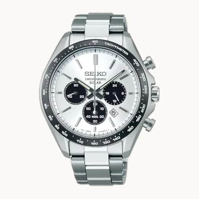 SELECTION Seiko Selection Solar Chronograph Reloj de pulsera para hombre