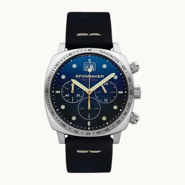 Spinnake - Reloj de pulsera para hombre, automático/meca de cuarzo, resistente al agua hasta 100 m, estilo vin